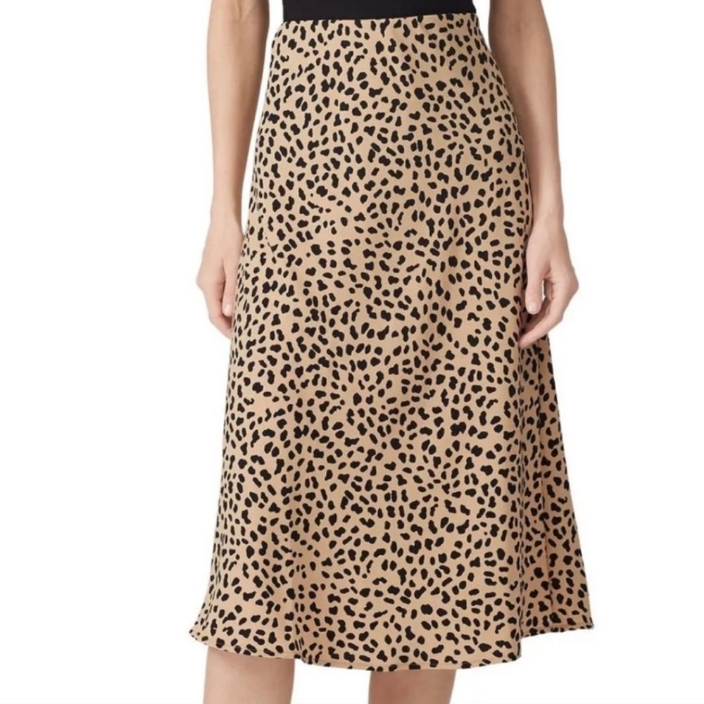 Sanctuary Leopard Print Everyday Midi Skirt Size XL